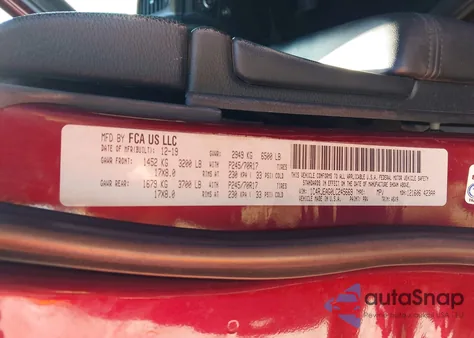 2020 Jeep Grand Cherokee Laredo E 4X2 из США, поврежденный, VIN 1C4RJEAG0LC245669